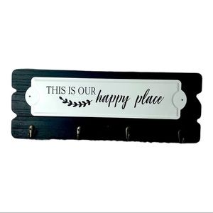 coat or key rack wall decor. Adorable, would look great by the front door!